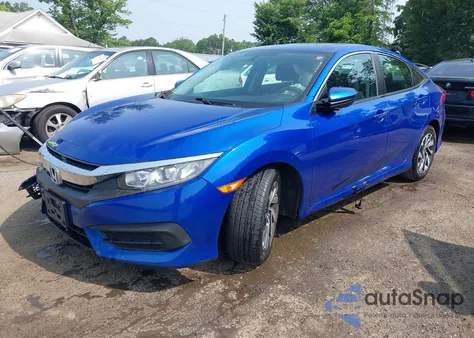 2017 Honda Civic Ex from USA, damaged, VIN 19XFC2F76HE216665